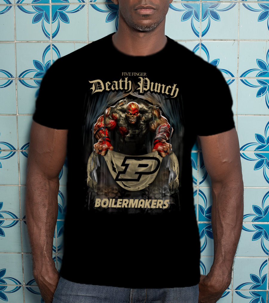 Five Finger Death Punch Purdue Boilermakers T-Shirt