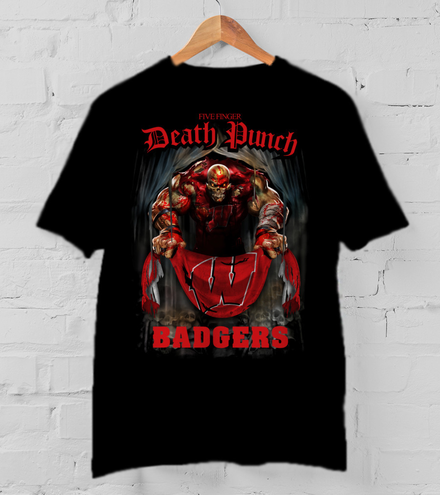 Five Finger Death Punch Wisconsin Badgers T-Shirt