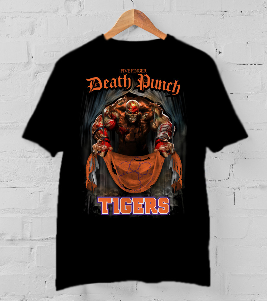 Five Finger Death Punch Clemson Tigers T-Shirt
