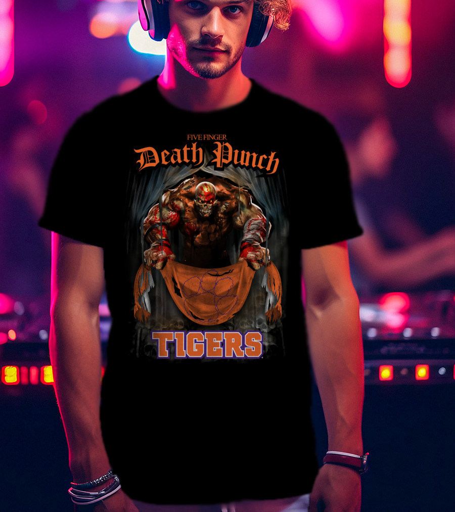 Five Finger Death Punch Clemson Tigers T-Shirt