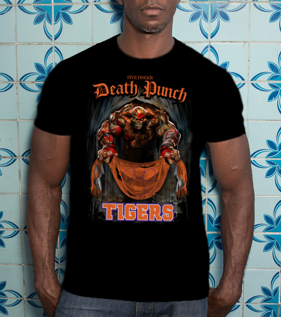 Five Finger Death Punch Clemson Tigers T-Shirt