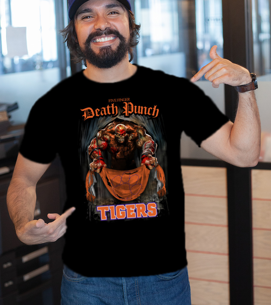 Five Finger Death Punch Clemson Tigers T-Shirt