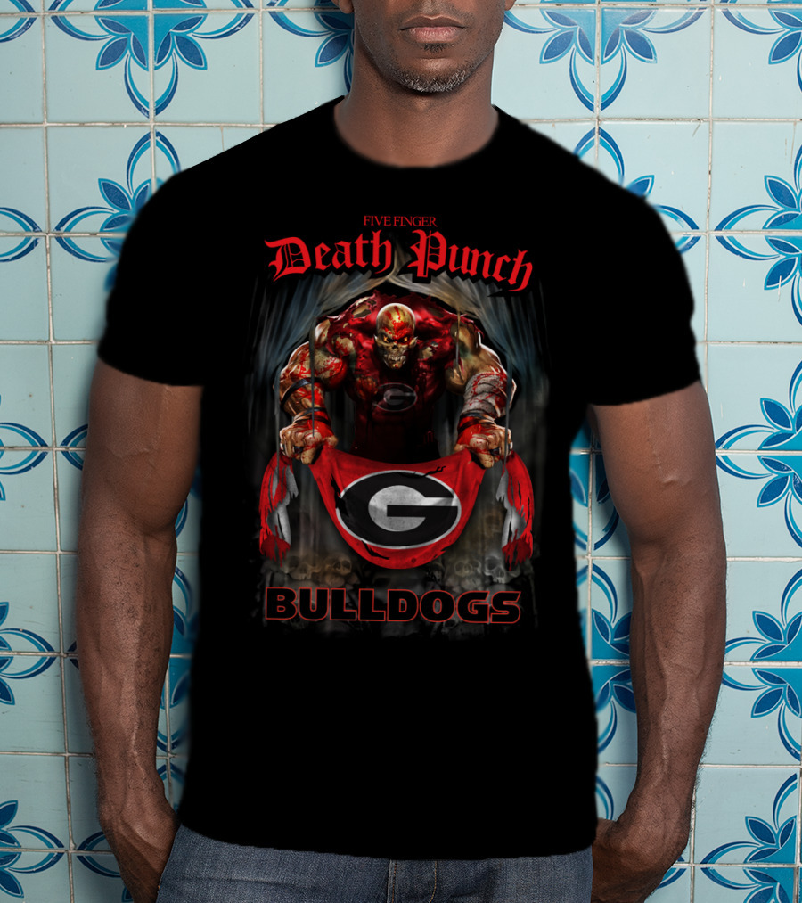 Five Finger Death Punch Georgia Bulldogs T-Shirt