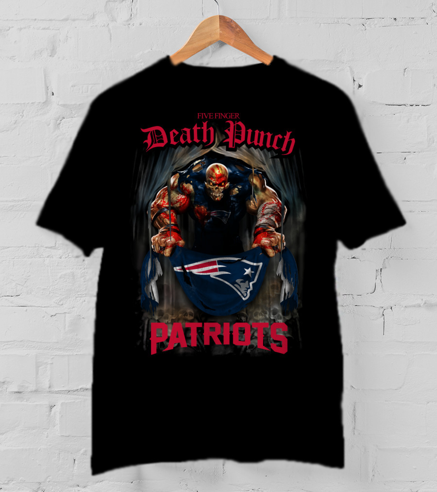 Five Finger Death Punch New England Patriots T-Shirt