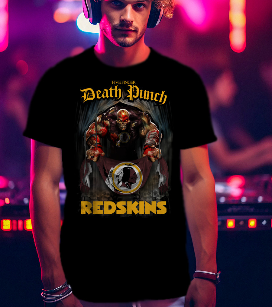 Five Finger Death Punch Redskins T-Shirt