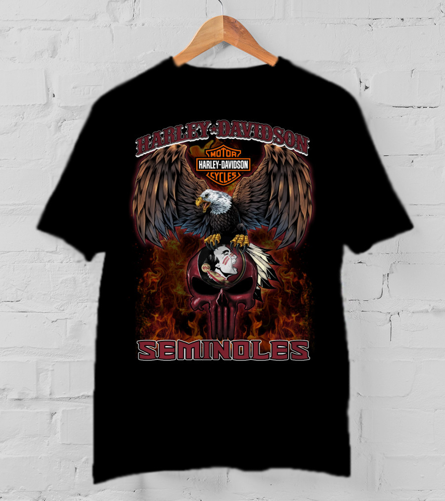 Harley Davidson Motorcycles Seminoles T-Shirt