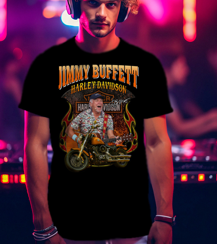 Jimmy Buffett Harley Davidson T-Shirt
