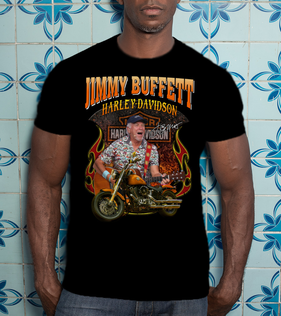 Jimmy Buffett Harley Davidson T-Shirt