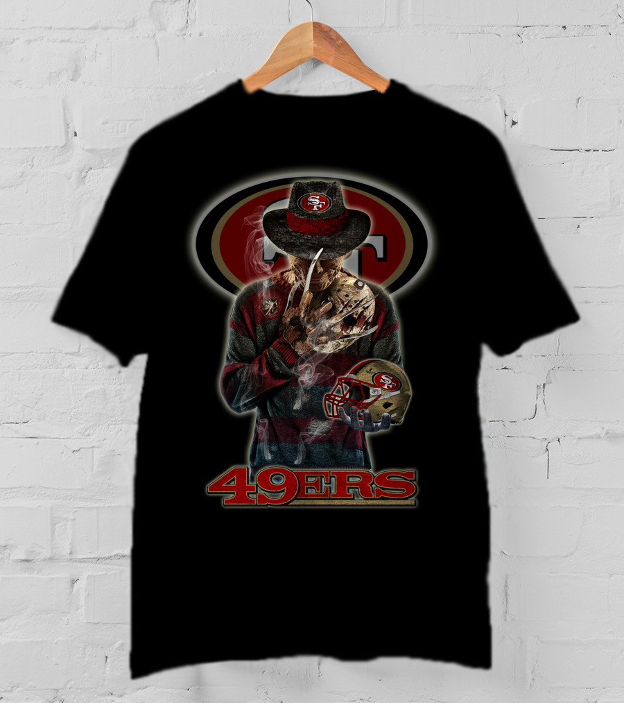 49ers Freddy Krueger San Francisco Football Fan T-Shirt