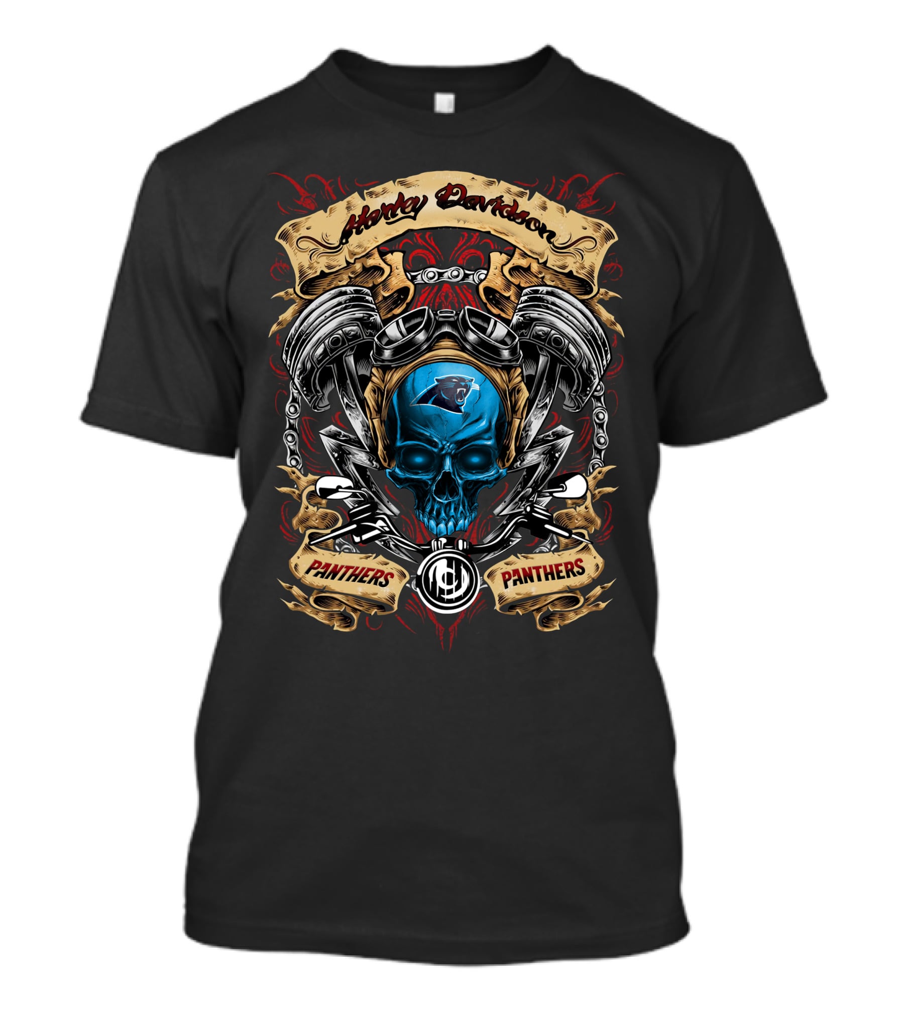 Harley Davidson Carolina Panthers Panthers Nfl T5M1 T-Shirt