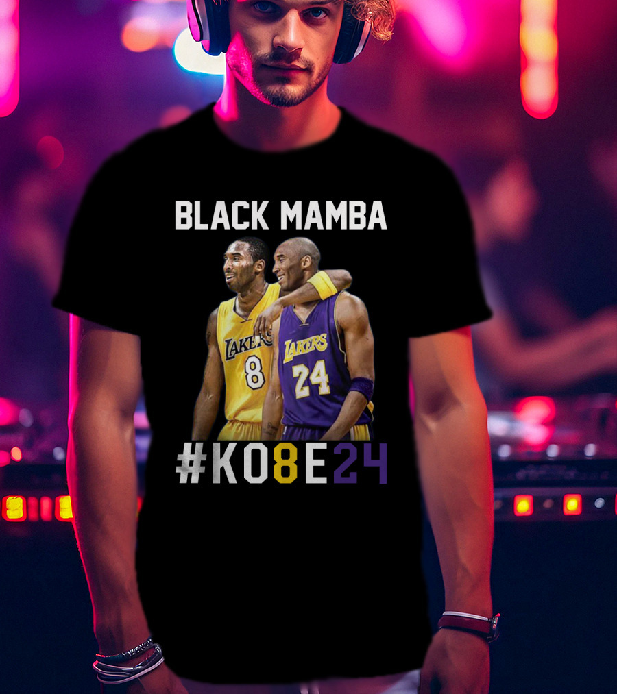 BLACK MAMBA LAKERS KOBE 8 24 T-Shirt