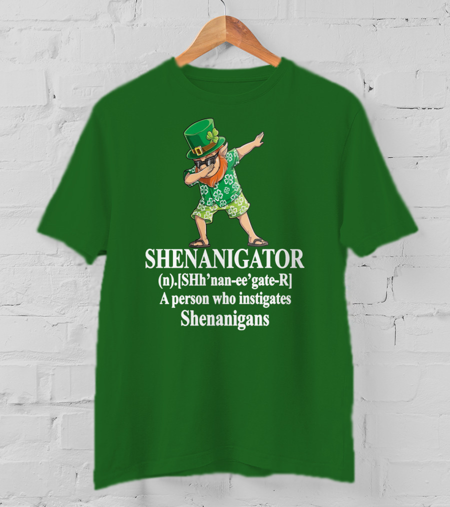 SHENANIGATOR Definition Celtic Inspired Mischief Instigator T-Shirt