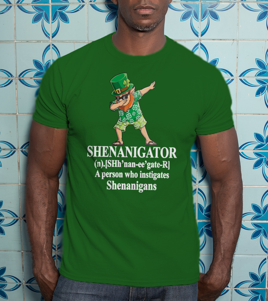 SHENANIGATOR Definition Celtic Inspired Mischief Instigator T-Shirt