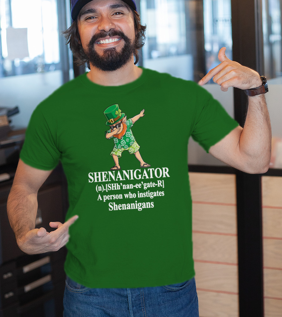 SHENANIGATOR Definition Celtic Inspired Mischief Instigator T-Shirt