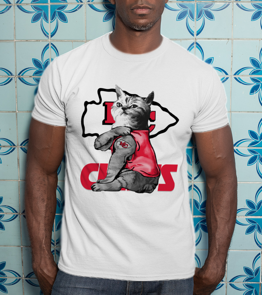 Kansas City Chiefs Cat Lovers T-Shirt