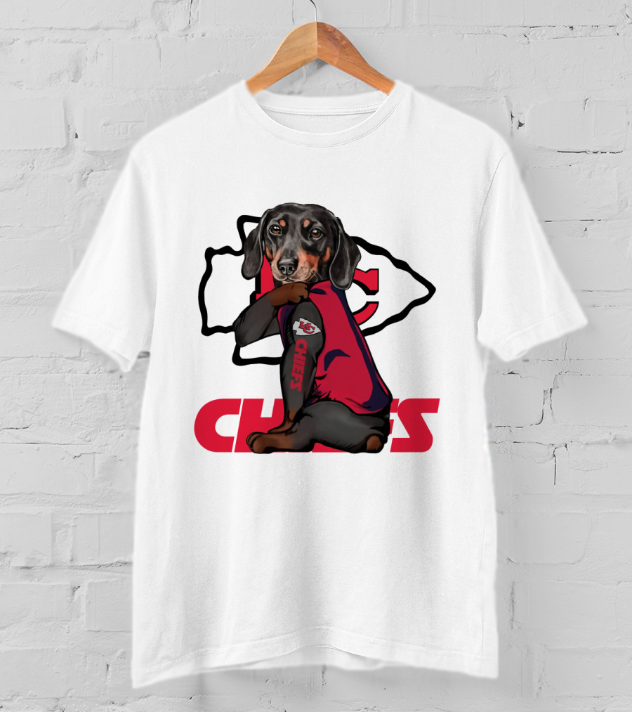 Dachshund Chiefs Kc Chiefs T-Shirt