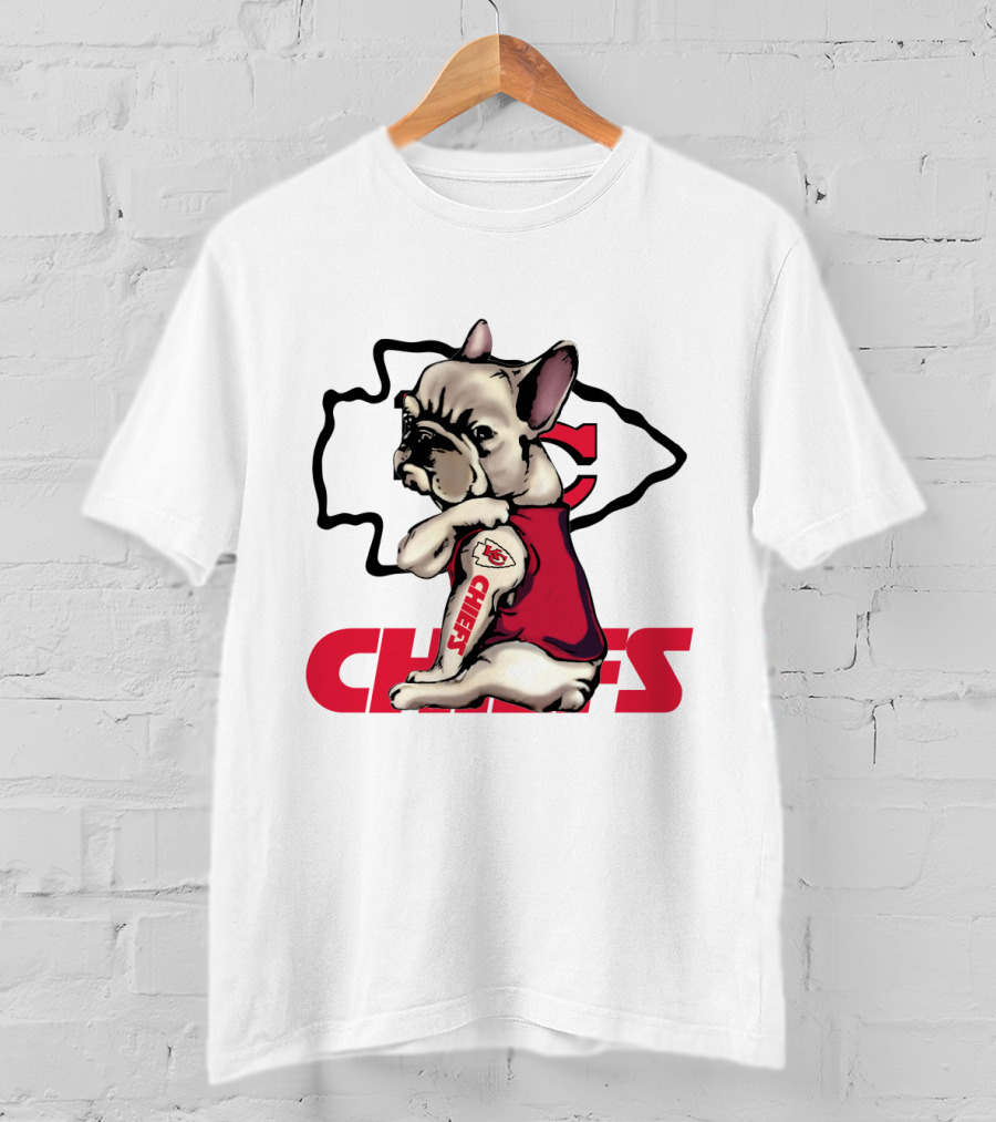Kansas City Chiefs French Bulldog Fan T-Shirt