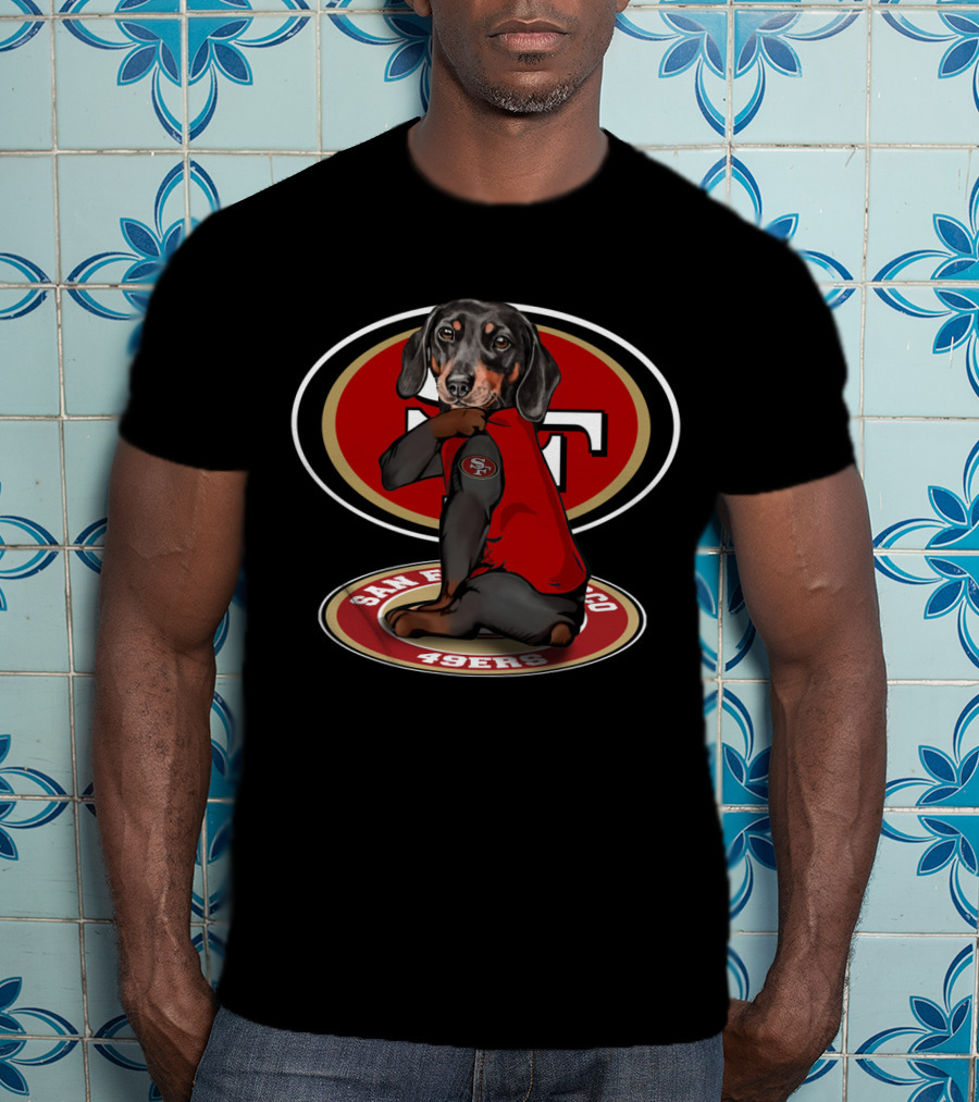 San Francisco 49ers Dachshunds Nfl Team T-Shirt