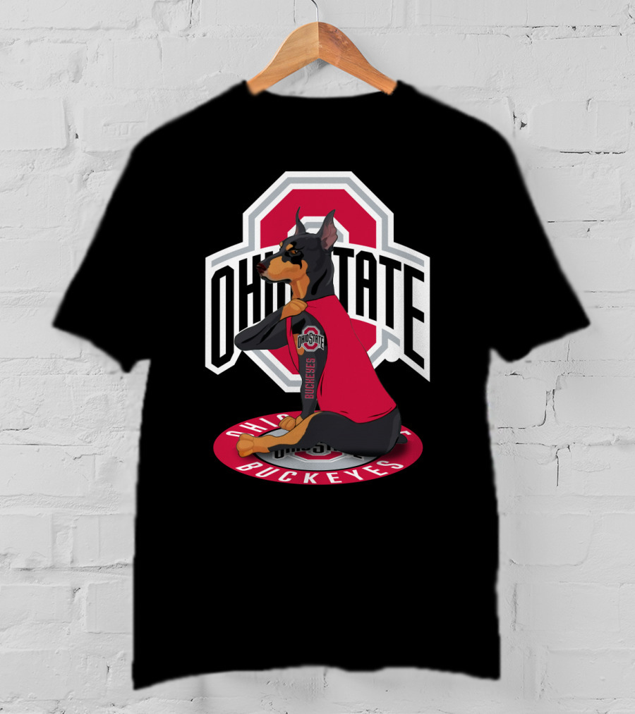 Ohio State Buckeyes Doberman T-Shirt