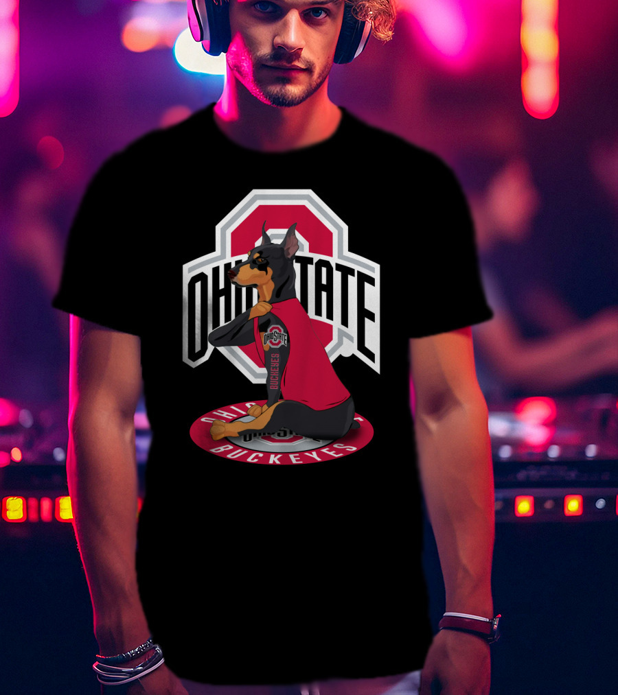 Ohio State Buckeyes Doberman T-Shirt