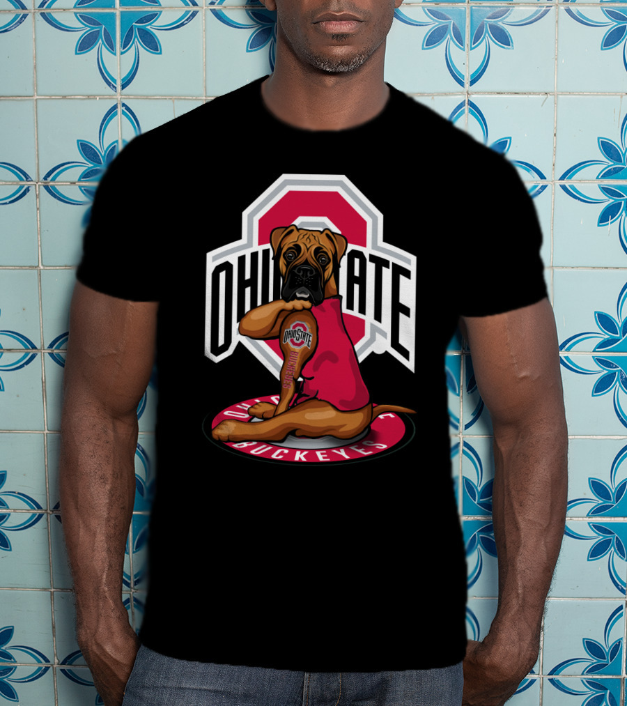 Ohio State Buckeyes Dog In T-Shirt