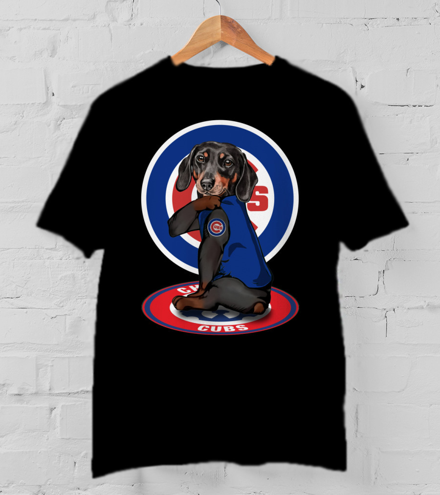 Cubs Dachshunds Chicago Cubs T-Shirt