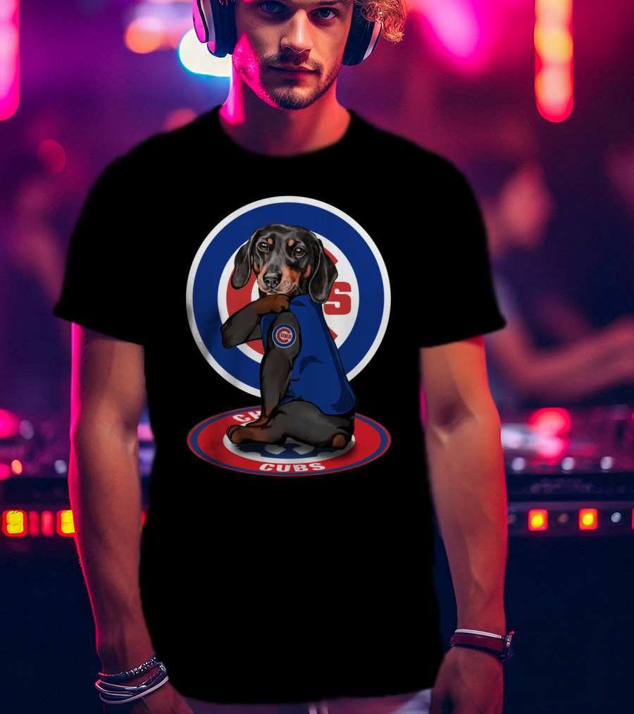 Cubs Dachshunds Chicago Cubs T-Shirt