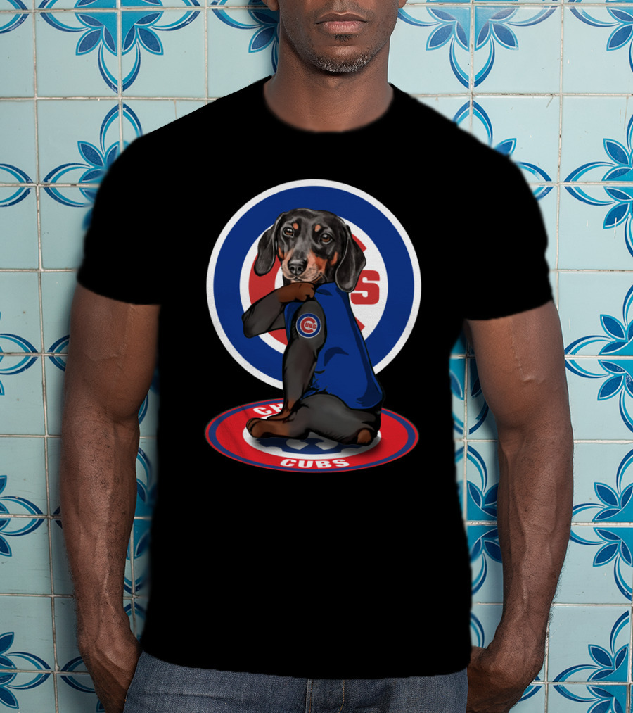 Cubs Dachshunds Chicago Cubs T-Shirt