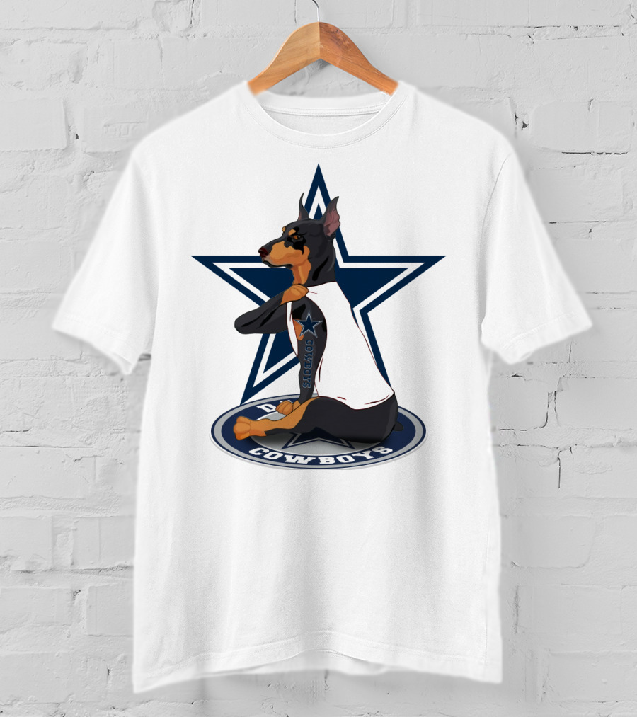 Dallas Cowboys Dobermann NFL Star T-Shirt