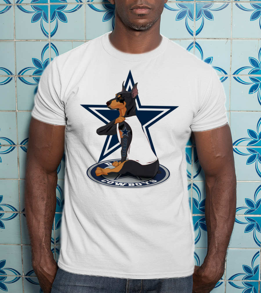 Dallas Cowboys Dobermann NFL Star T-Shirt