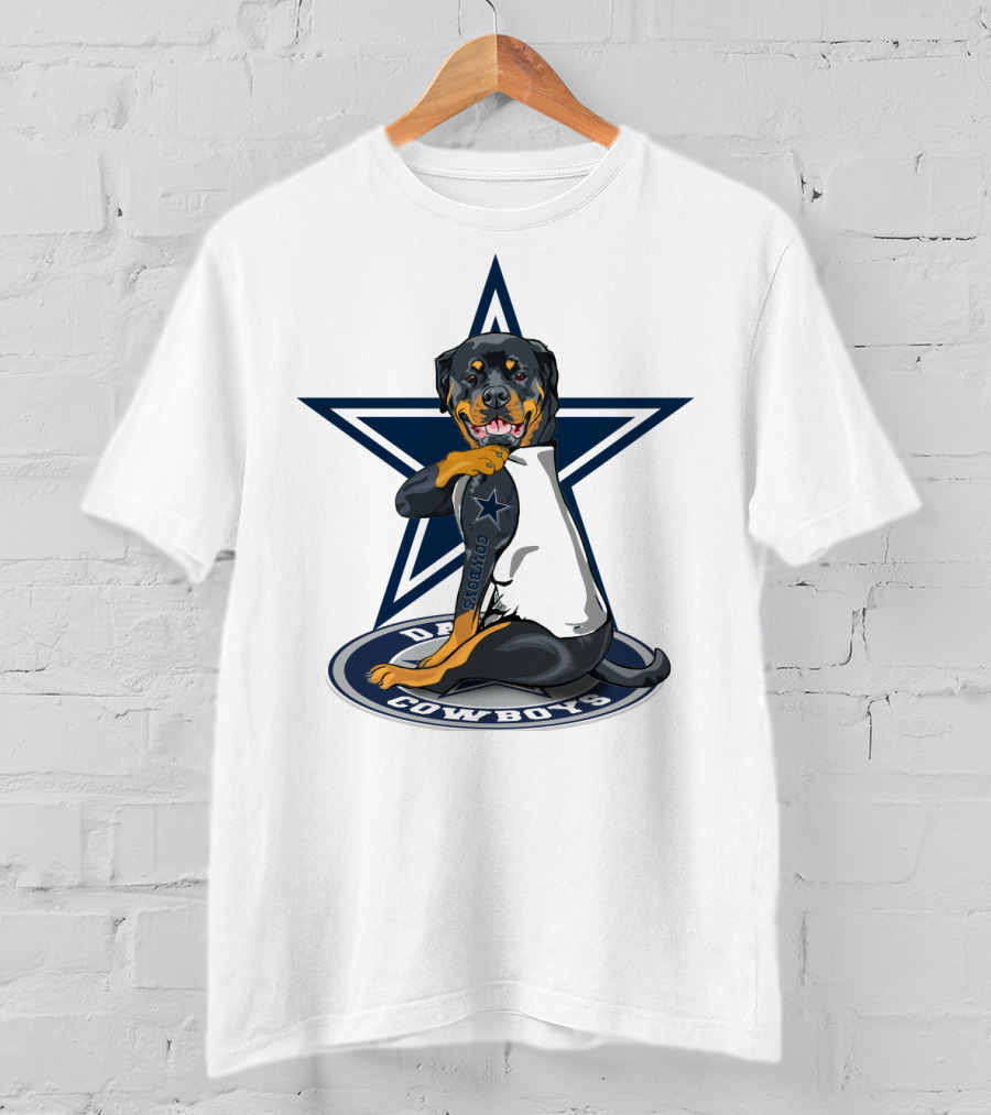 Dallas Cowboys Star Rottweiler T-Shirt