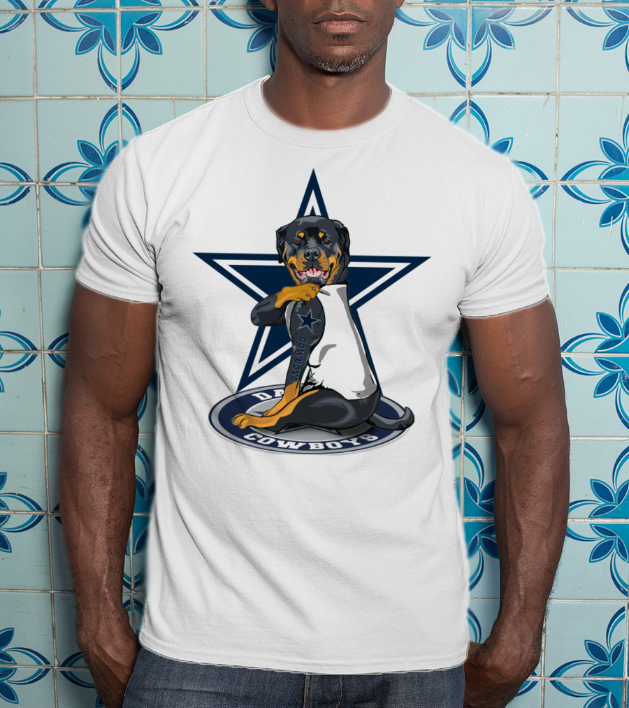 Dallas Cowboys Star Rottweiler T-Shirt