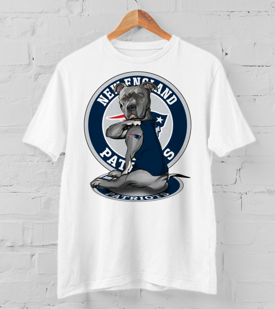 New England Patriots Pitbull Fan T-Shirt