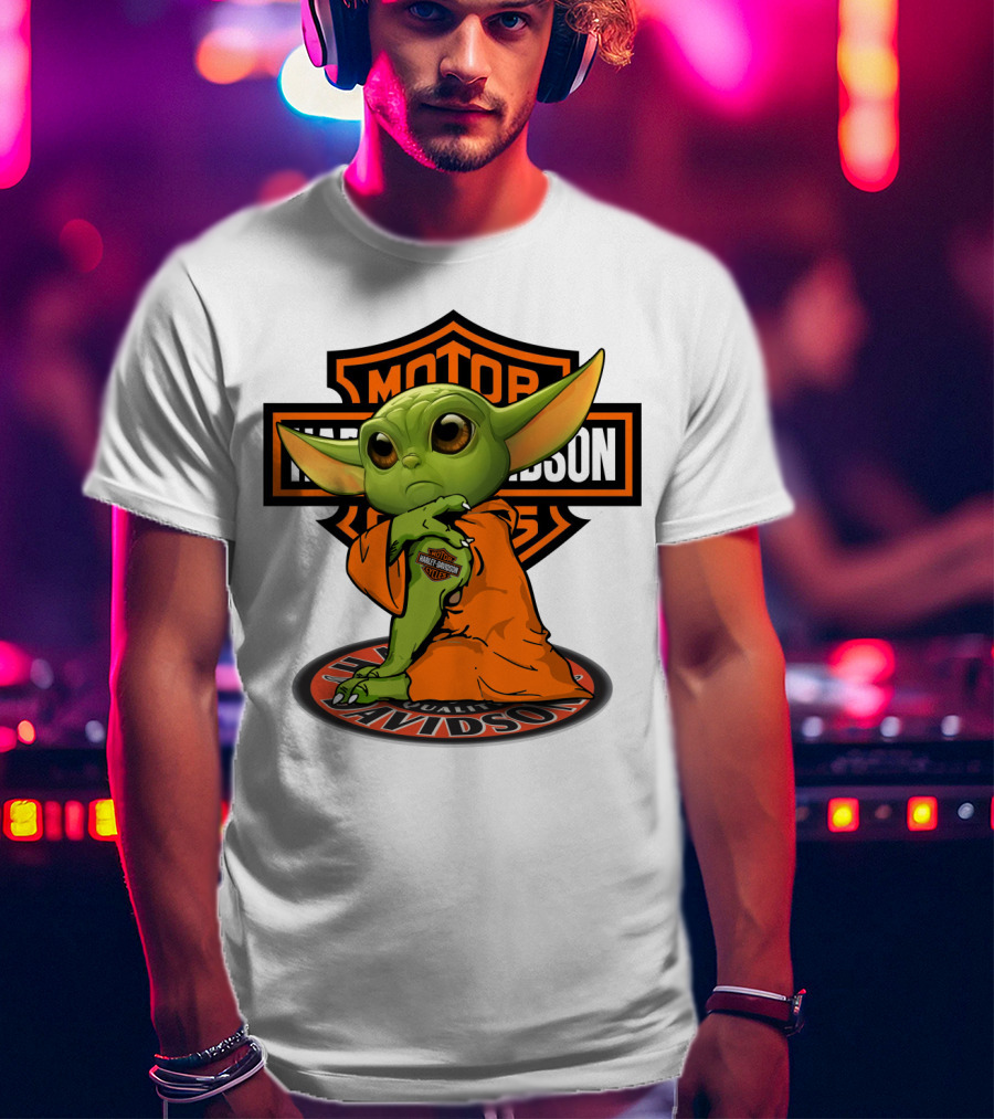 Harley Davidson Yoda Motorcycles T-Shirt