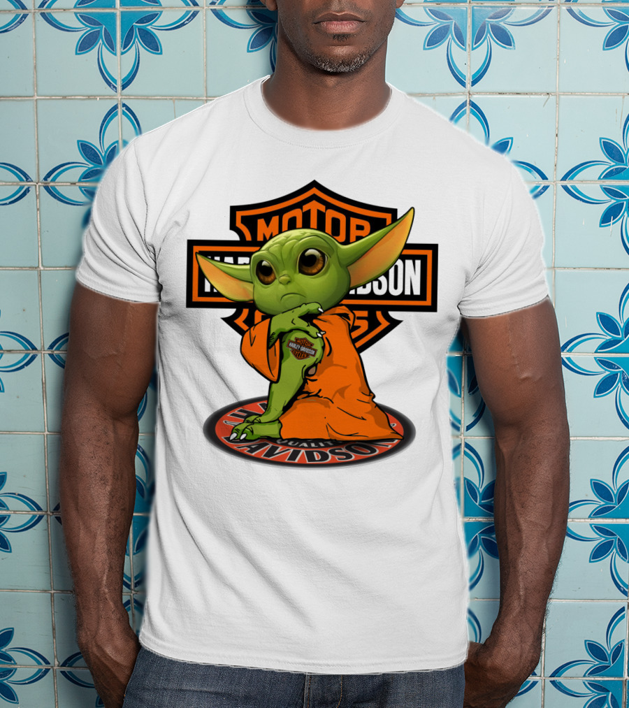Harley Davidson Yoda Motorcycles T-Shirt