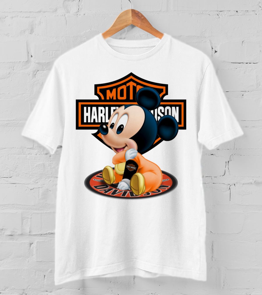Harley Davidson Moto Mickey Mouse T-Shirt