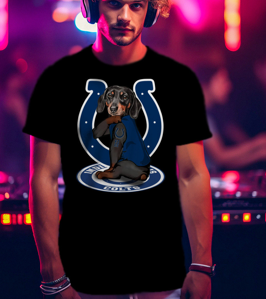 Indianapolis Colts Dachshunds Fan T-Shirt