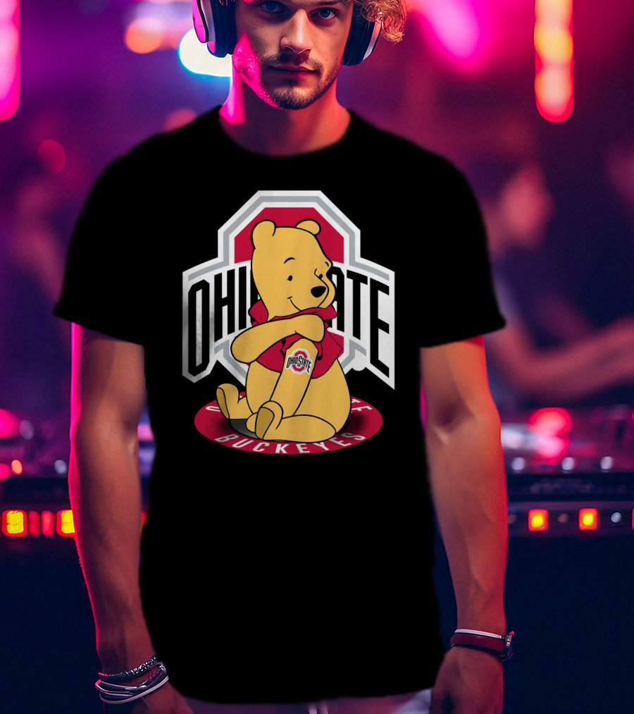Ohio State Pooh Bear Buckeyes T-Shirt