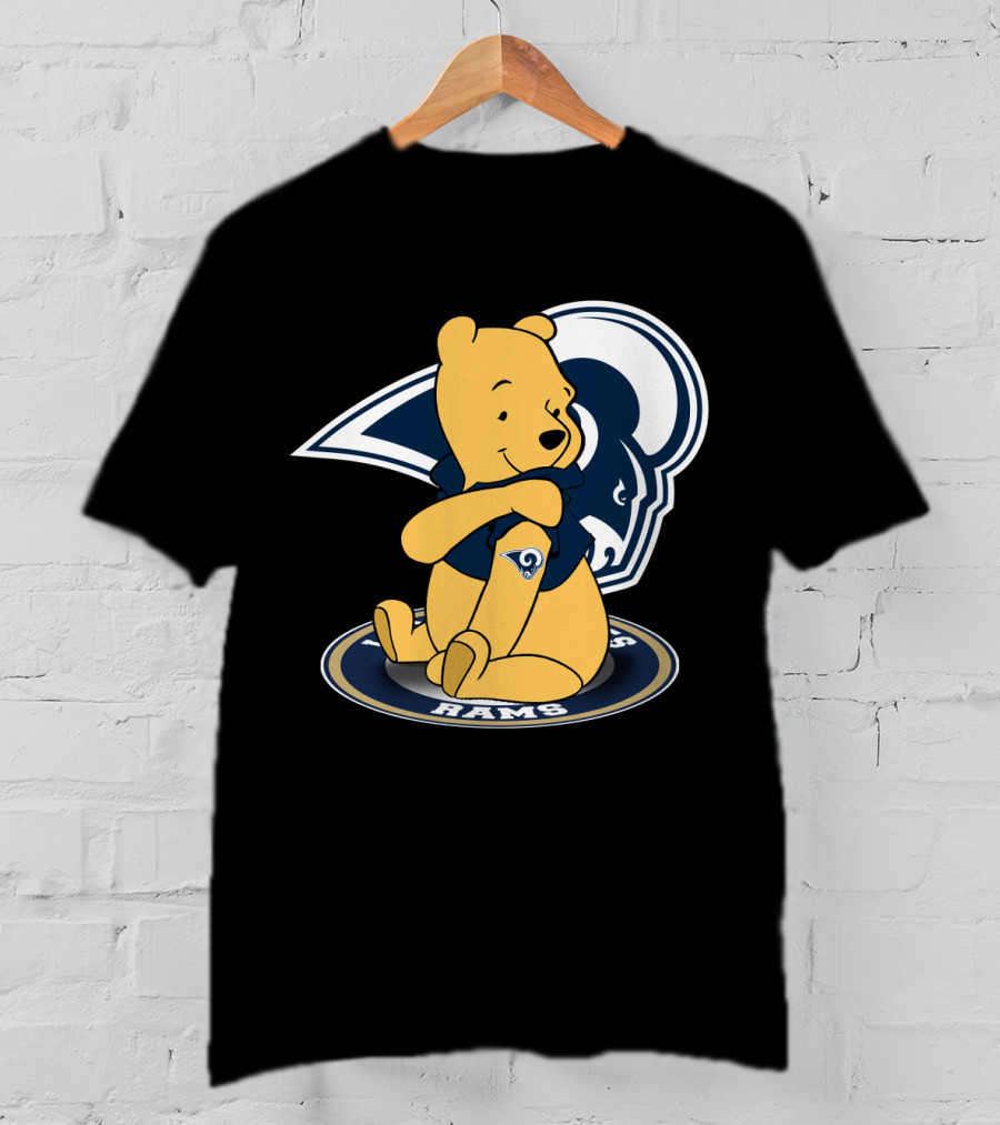 Pooh Rams LA Football Bear T-Shirt