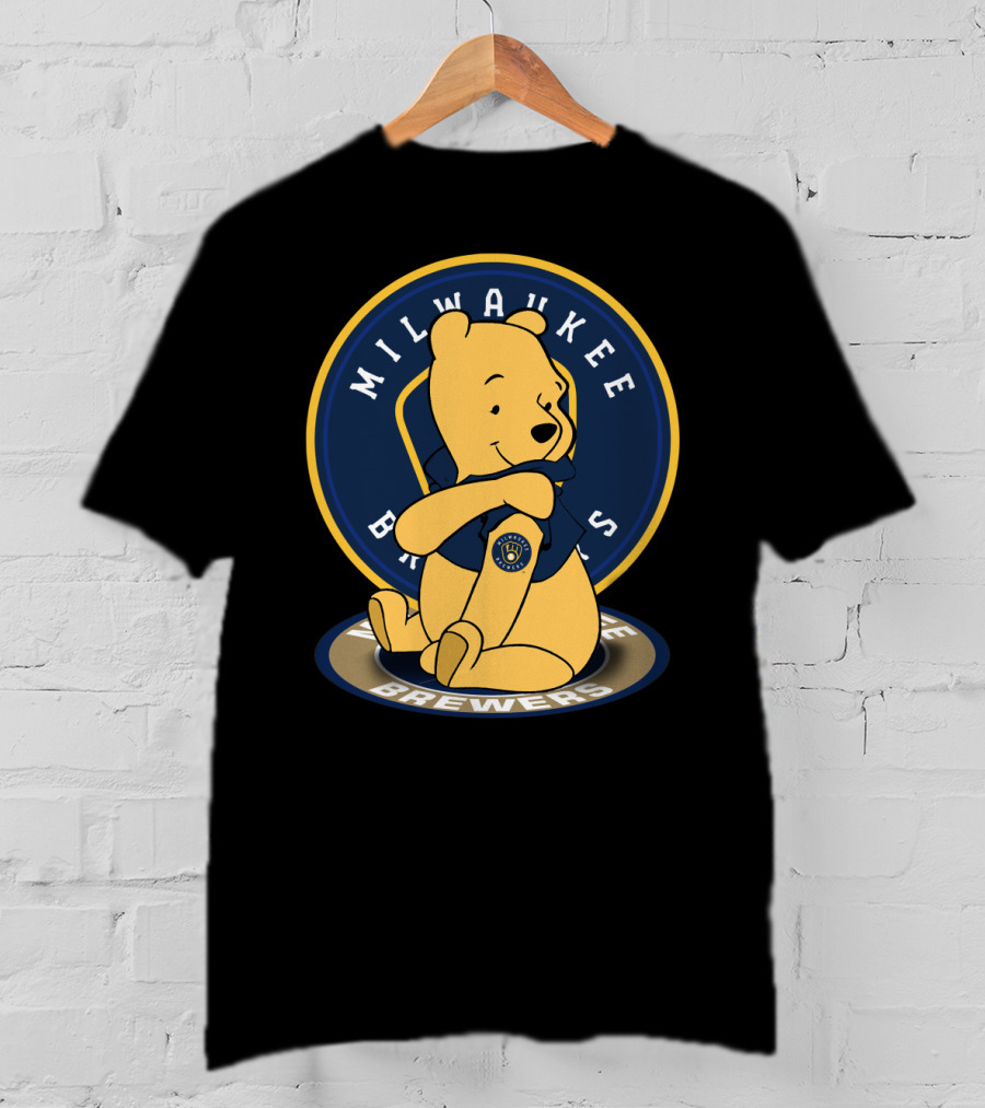 Milwaukee Brewers Pooh Crossover T-Shirt