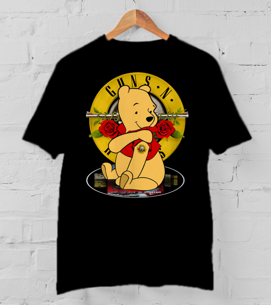 Guns N’ Roses Pooh Bear Mashup T-Shirt