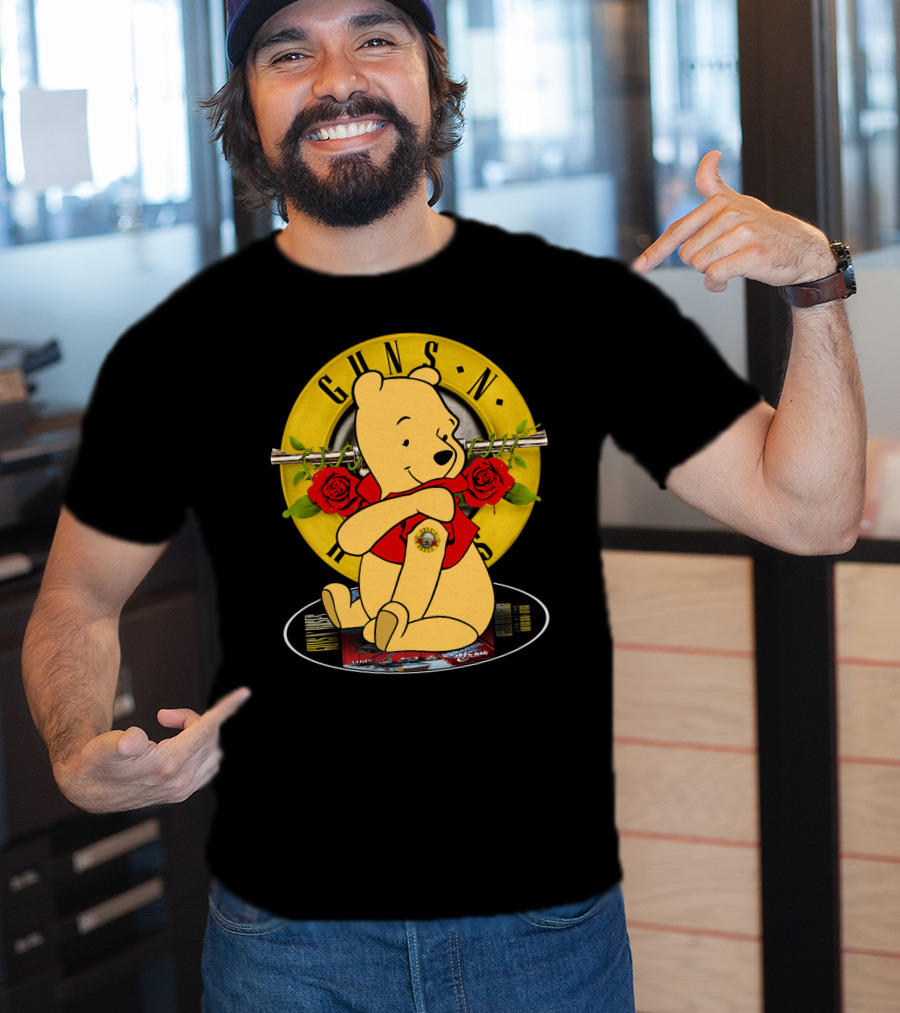 Guns N’ Roses Pooh Bear Mashup T-Shirt