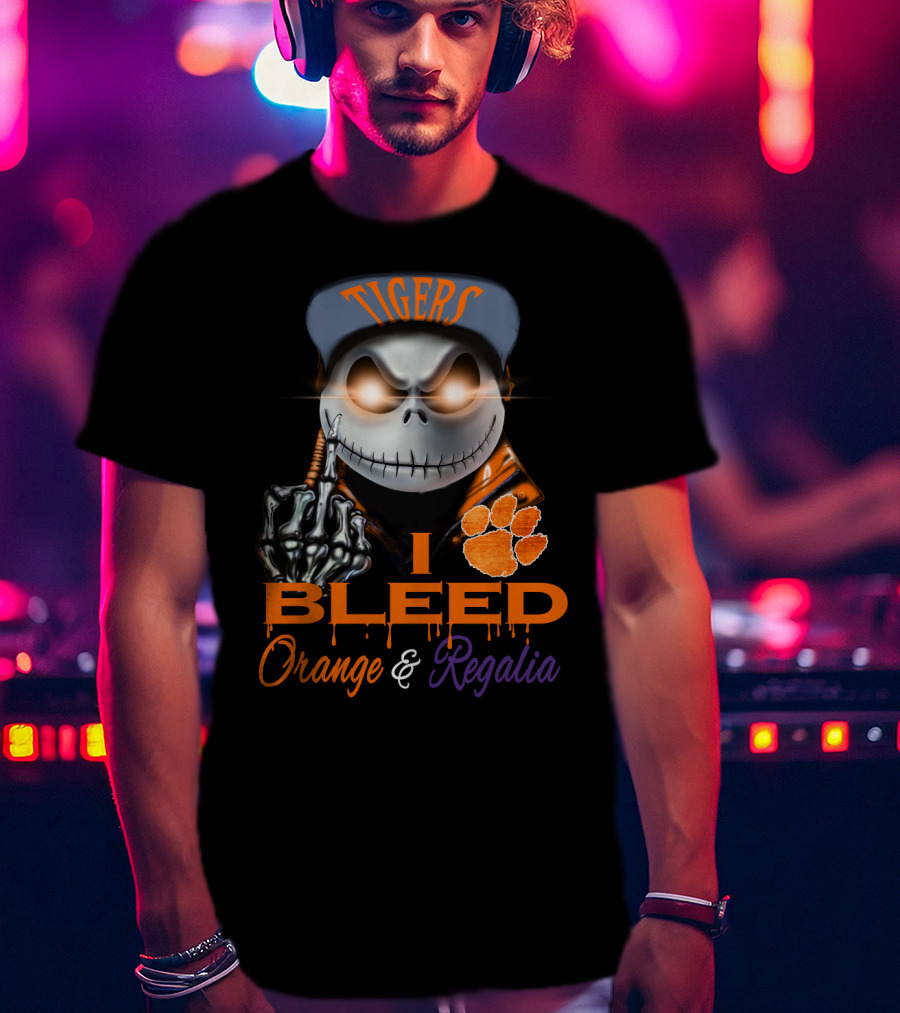 Tigers I Bleed Orange & Regalia T-Shirt