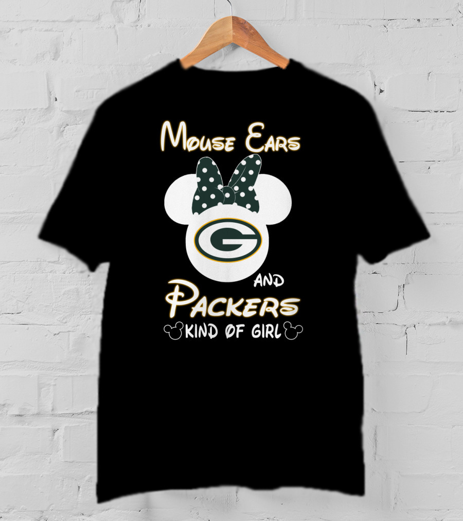 Mouse Ears And Packers Kind Of Girl T-Shirt