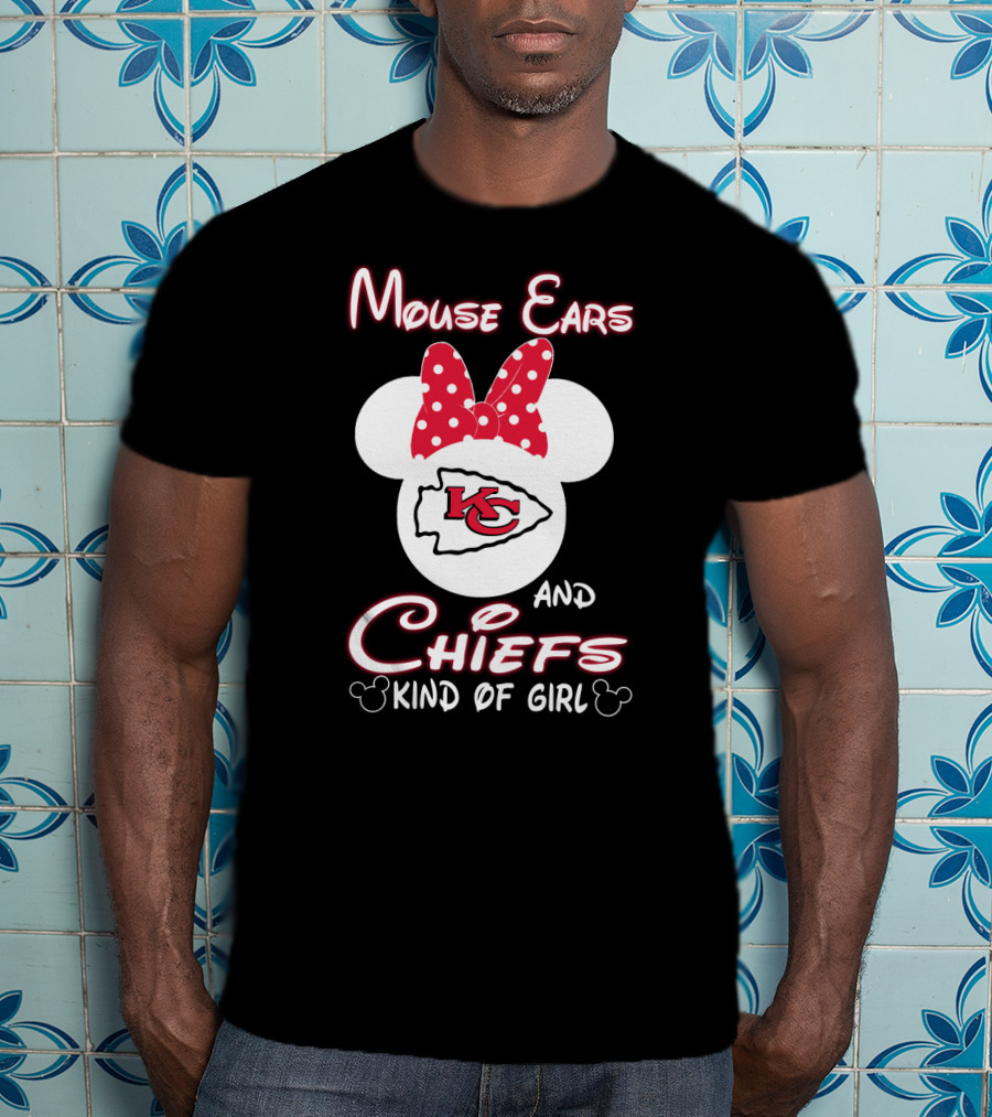 Mouse Ears And Chiefs Kind Of Girl T-Shirt