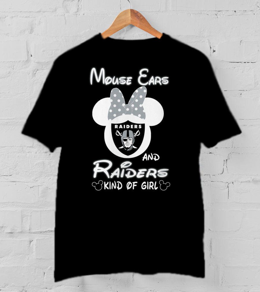 Mouse Ears And Raiders Kind Of Girl T-Shirt