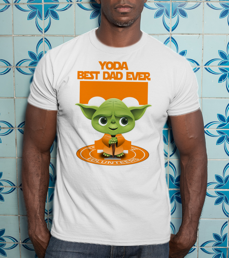 Yoda Best Dad Ever Tennessee Volunteers T-Shirt