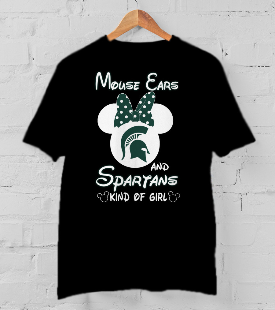 Mouse Ears And Spartans Kind Of Girl T-Shirt