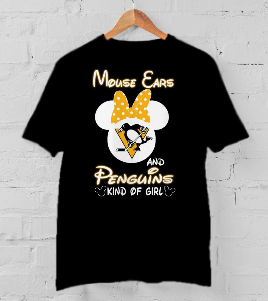 Mouse Ears And Penguins Kind Of Girl T-Shirt