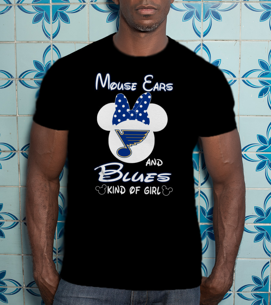 Mouse Ears And Blues Kind Of Girl T-Shirt
